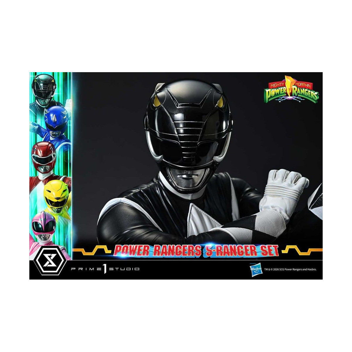Prime 1 Studio - Mighty Morphin Power Rangers, Premium Masterline, 5er-Set mit Figuren im Maßstab 1:4, Deluxe-Version