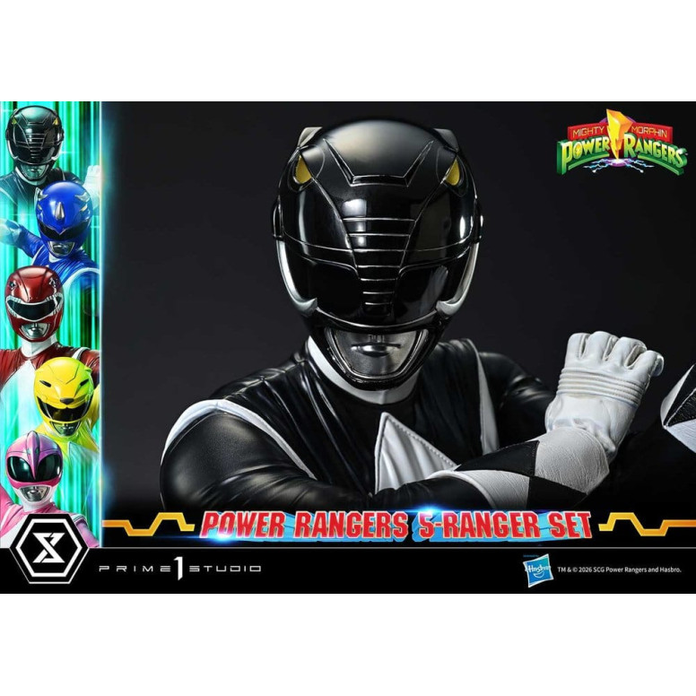 Prime 1 Studio - Mighty Morphin Power Rangers, Premium Masterline, 5er-Set mit Figuren im Maßstab 1:4, Deluxe-Version