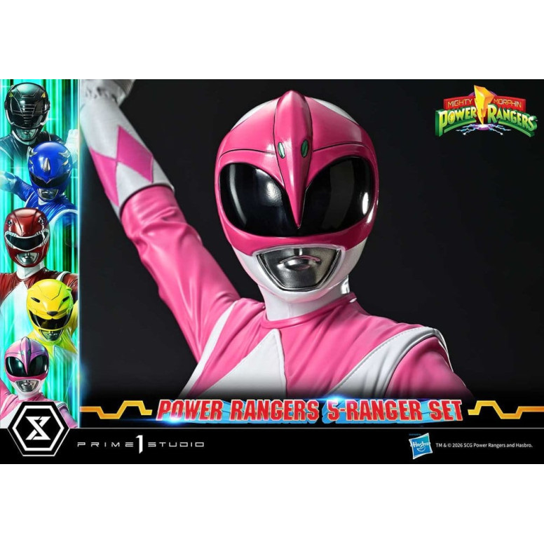 Prime 1 Studio - Mighty Morphin Power Rangers, Premium Masterline, 5er-Set mit Figuren im Maßstab 1:4, Deluxe-Version