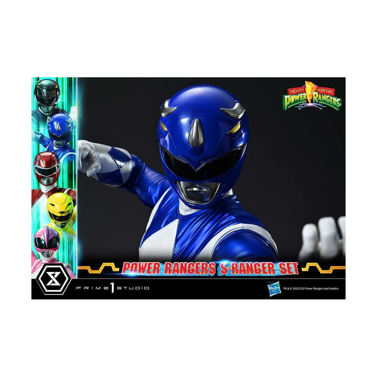 Prime 1 Studio - Mighty Morphin Power Rangers, Premium Masterline, 5er-Set mit Figuren im Maßstab 1:4, Deluxe-Version