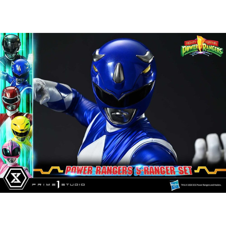Prime 1 Studio - Mighty Morphin Power Rangers, Premium Masterline, 5er-Set mit Figuren im Maßstab 1:4, Deluxe-Version