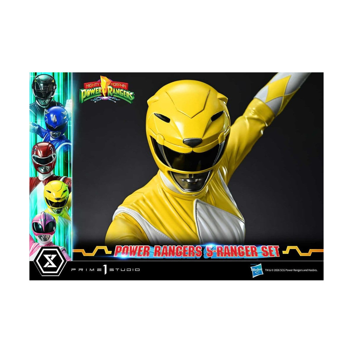 Prime 1 Studio - Mighty Morphin Power Rangers, Premium Masterline, 5er-Set mit Figuren im Maßstab 1:4, Deluxe-Version