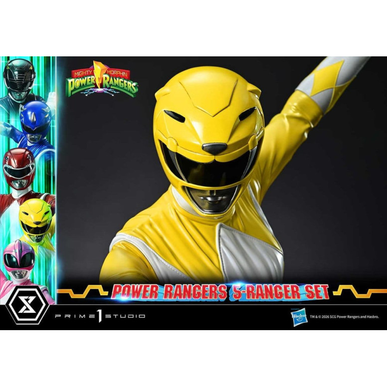 Prime 1 Studio - Mighty Morphin Power Rangers, Premium Masterline, 5er-Set mit Figuren im Maßstab 1:4, Deluxe-Version