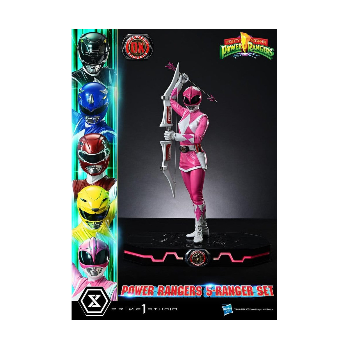 Prime 1 Studio - Mighty Morphin Power Rangers, Premium Masterline, 5er-Set mit Figuren im Maßstab 1:4, Deluxe-Version