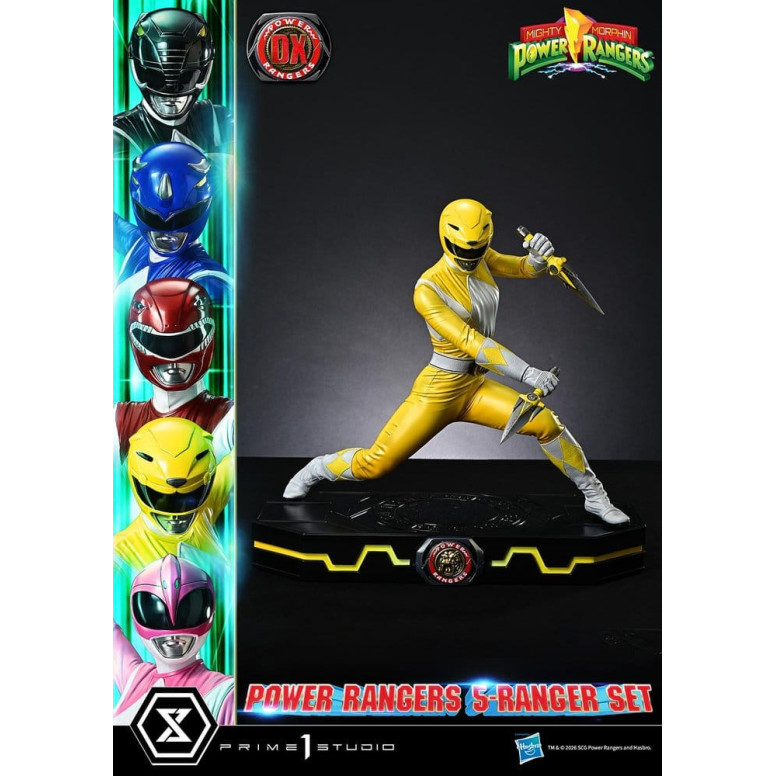 Prime 1 Studio - Mighty Morphin Power Rangers, Premium Masterline, 5er-Set mit Figuren im Maßstab 1:4, Deluxe-Version