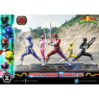 Prime 1 Studio - Mighty Morphin Power Rangers, Premium Masterline, 5er-Set mit Figuren im Maßstab 1:4, Deluxe-Version