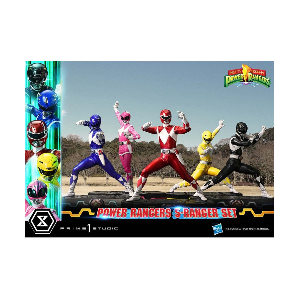 Prime 1 Studio - Mighty Morphin Power Rangers, Premium Masterline, 5er-Set mit Figuren im Maßstab 1:4, Deluxe-Version