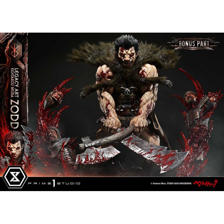 Prime 1 Studio Berserk - Kentaro Miura Legacy Art Berserker ZODD DX Bonus-Version – Statue im Maßstab 1:4