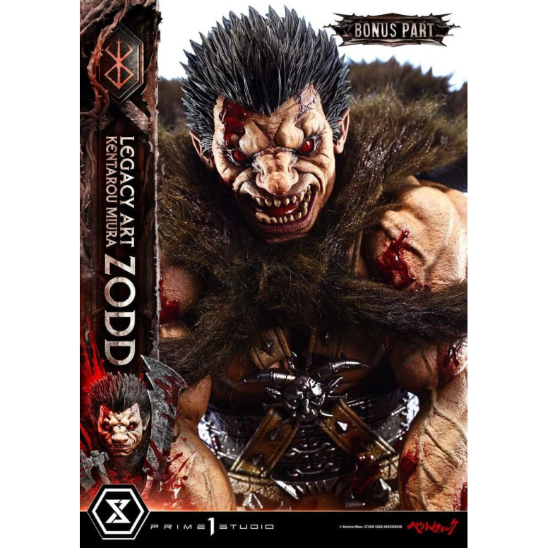 Prime 1 Studio Berserk - Kentaro Miura Legacy Art Berserker ZODD DX Bonus-Version – Statue im Maßstab 1:4