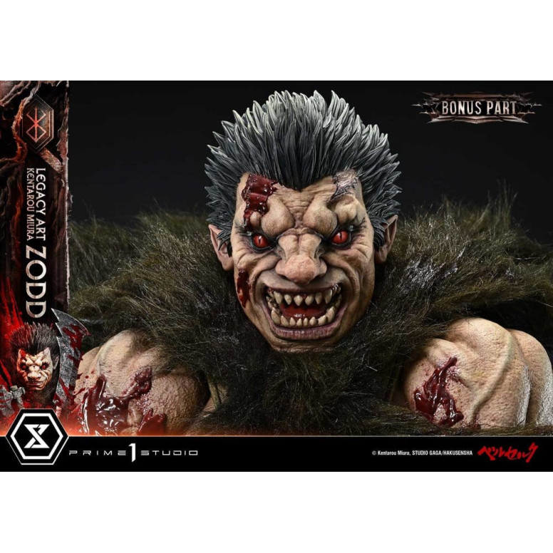 Prime 1 Studio Berserk - Kentaro Miura Legacy Art Berserker ZODD DX Bonus-Version – Statue im Maßstab 1:4