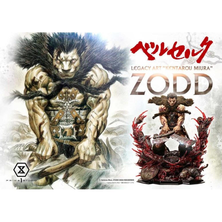 Prime 1 Studio Berserk - Kentaro Miura Legacy Art Berserker ZODD DX Bonus-Version – Statue im Maßstab 1:4