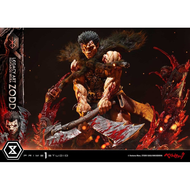 Prime 1 Studio Berserk - Kentaro Miura Legacy Art Berserker ZODD DX Bonus-Version – Statue im Maßstab 1:4