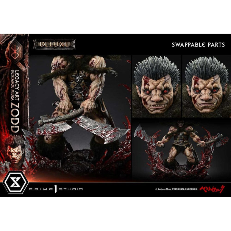 Prime 1 Studio Berserk - Kentaro Miura Legacy Art Berserker ZODD DX Bonus-Version – Statue im Maßstab 1:4