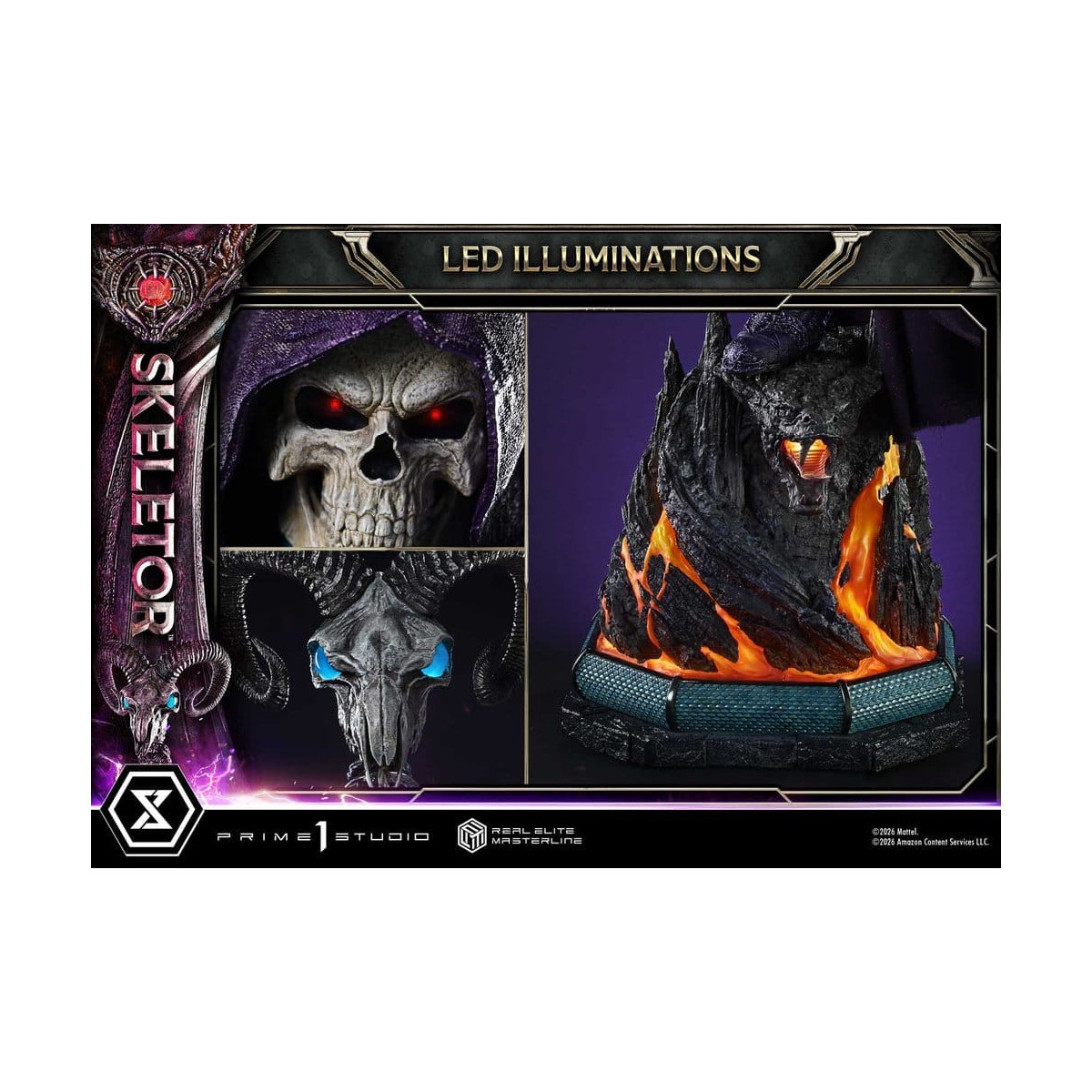Prime 1 Studio - Skeletor Bonus-Version – Masters of the Universe (2026) Real Elite Masterline 1/3