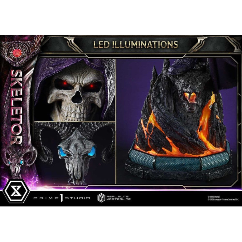 Prime 1 Studio - Skeletor Bonus-Version – Masters of the Universe (2026) Real Elite Masterline 1/3