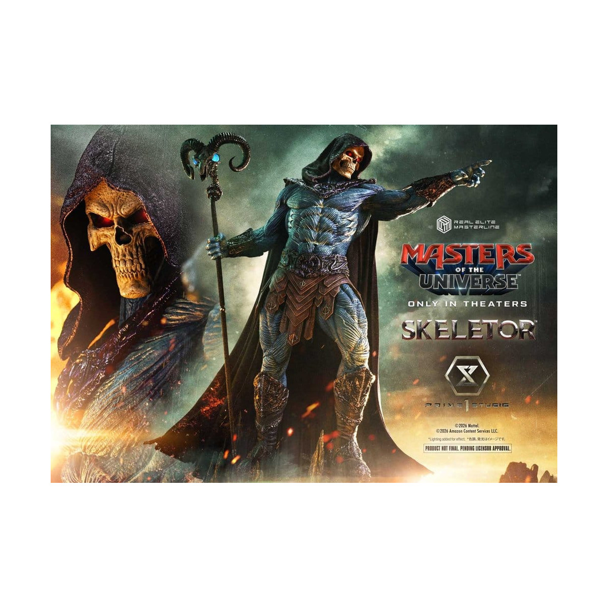 Prime 1 Studio - Skeletor Bonus-Version – Masters of the Universe (2026) Real Elite Masterline 1/3