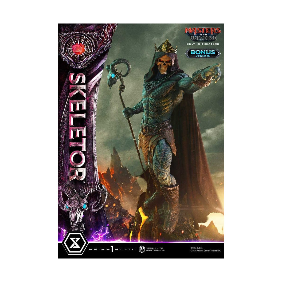 Prime 1 Studio - Skeletor Bonus-Version – Masters of the Universe (2026) Real Elite Masterline 1/3