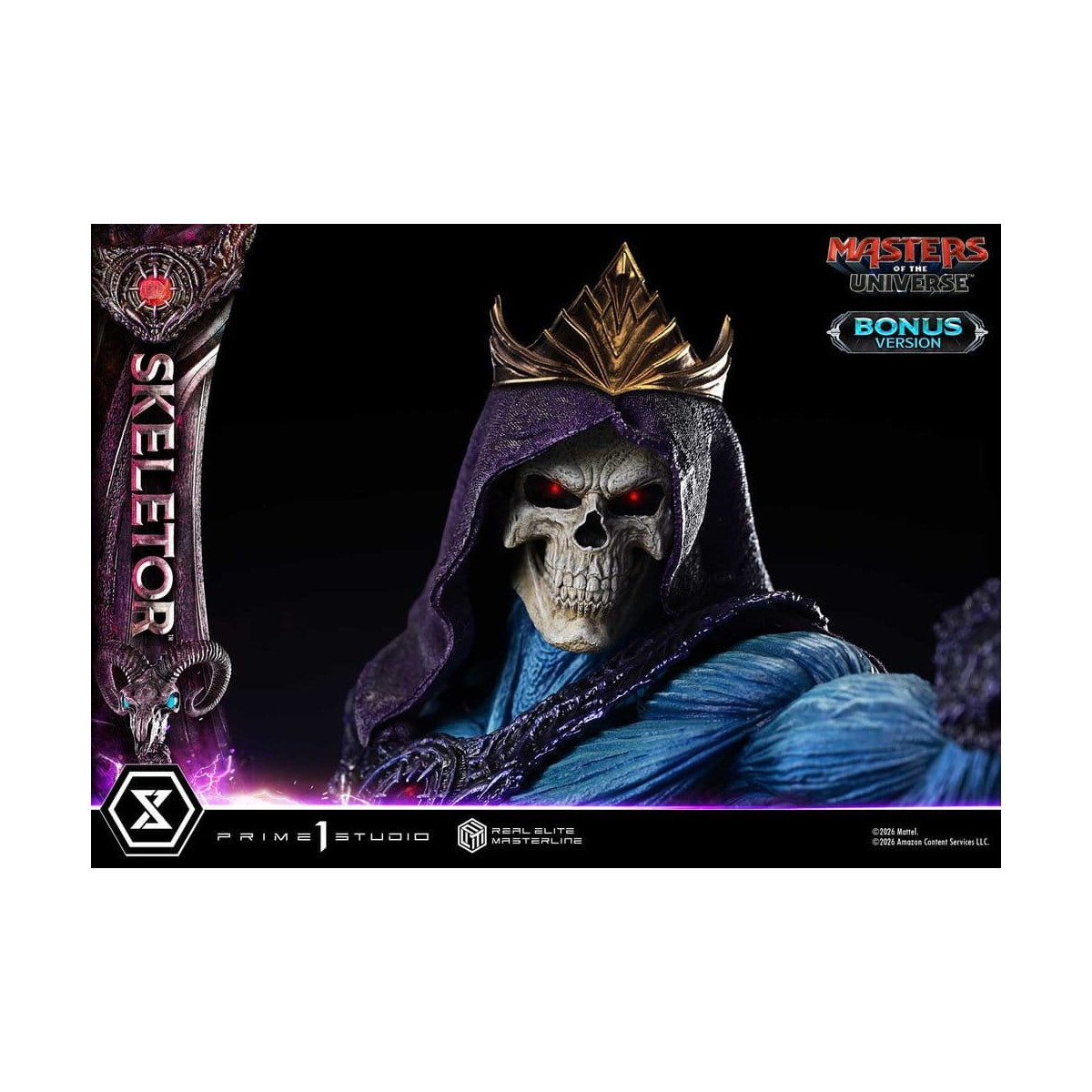 Prime 1 Studio - Skeletor Bonus-Version – Masters of the Universe (2026) Real Elite Masterline 1/3