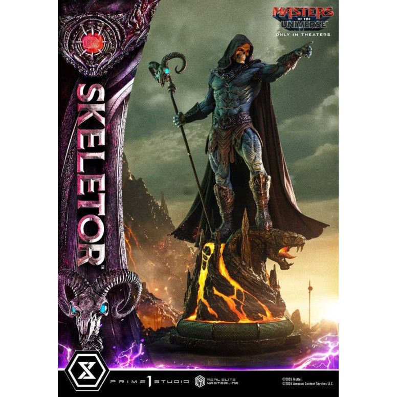 Prime 1 Studio - Skeletor Bonus-Version – Masters of the Universe (2026) Real Elite Masterline 1/3