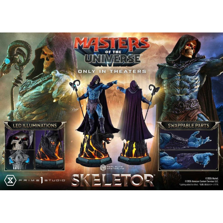 Prime 1 Studio - Skeletor Bonus-Version – Masters of the Universe (2026) Real Elite Masterline 1/3