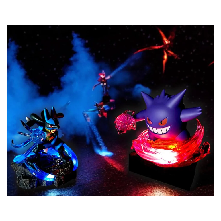 Langbowang Funism – Holly Box Pokémon – LED-Diorama „Battle Moments“ – Set mit 6 Figuren