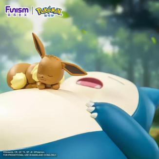 Funism - Pokemon Prime Figur – Snorlax & Evoli – Snorlax & Eevee – Kabigon & Eievui