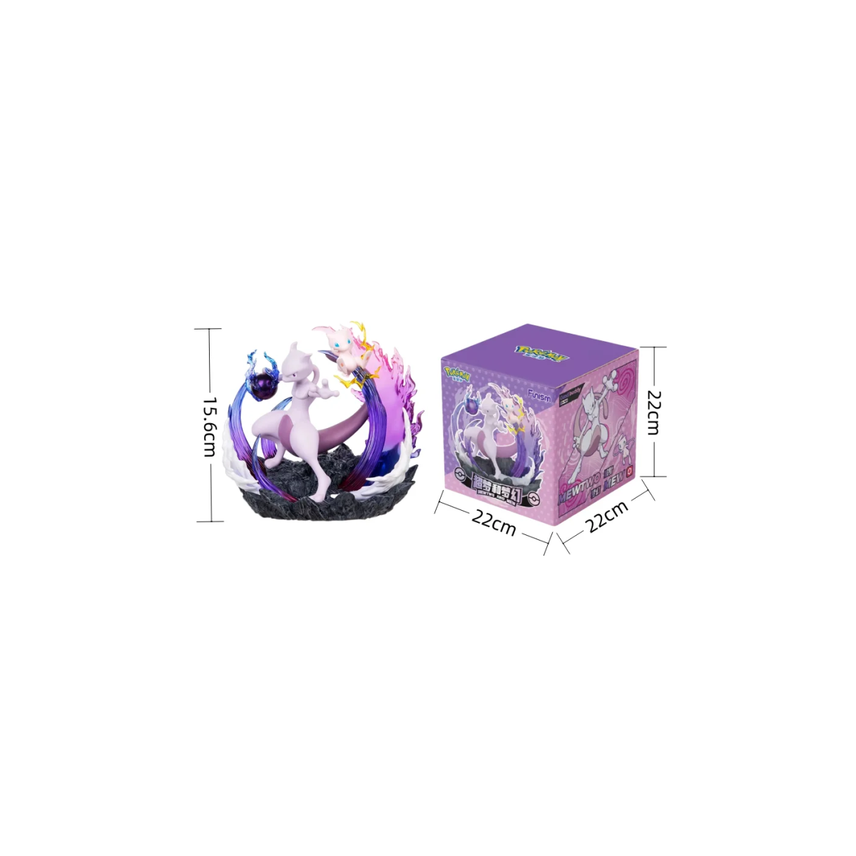 Funism - Pokemon Prime Figur – Mewtwo & Mew