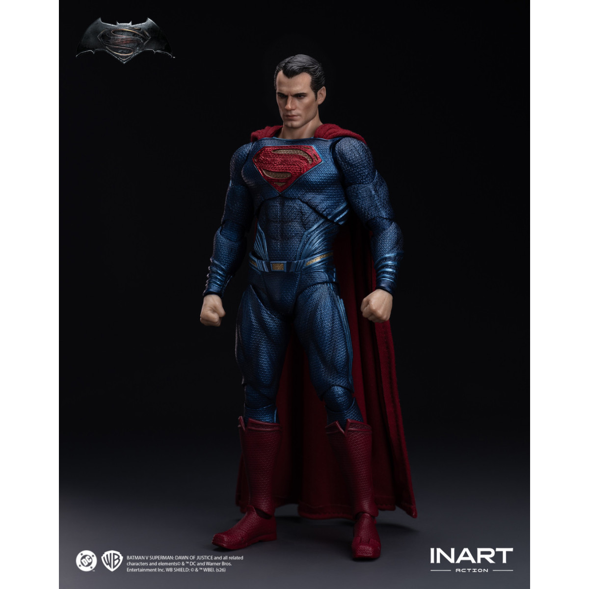 INART – Batman v Superman: Dawn of Justice – Superman Actionfigur im Maßstab 1:12