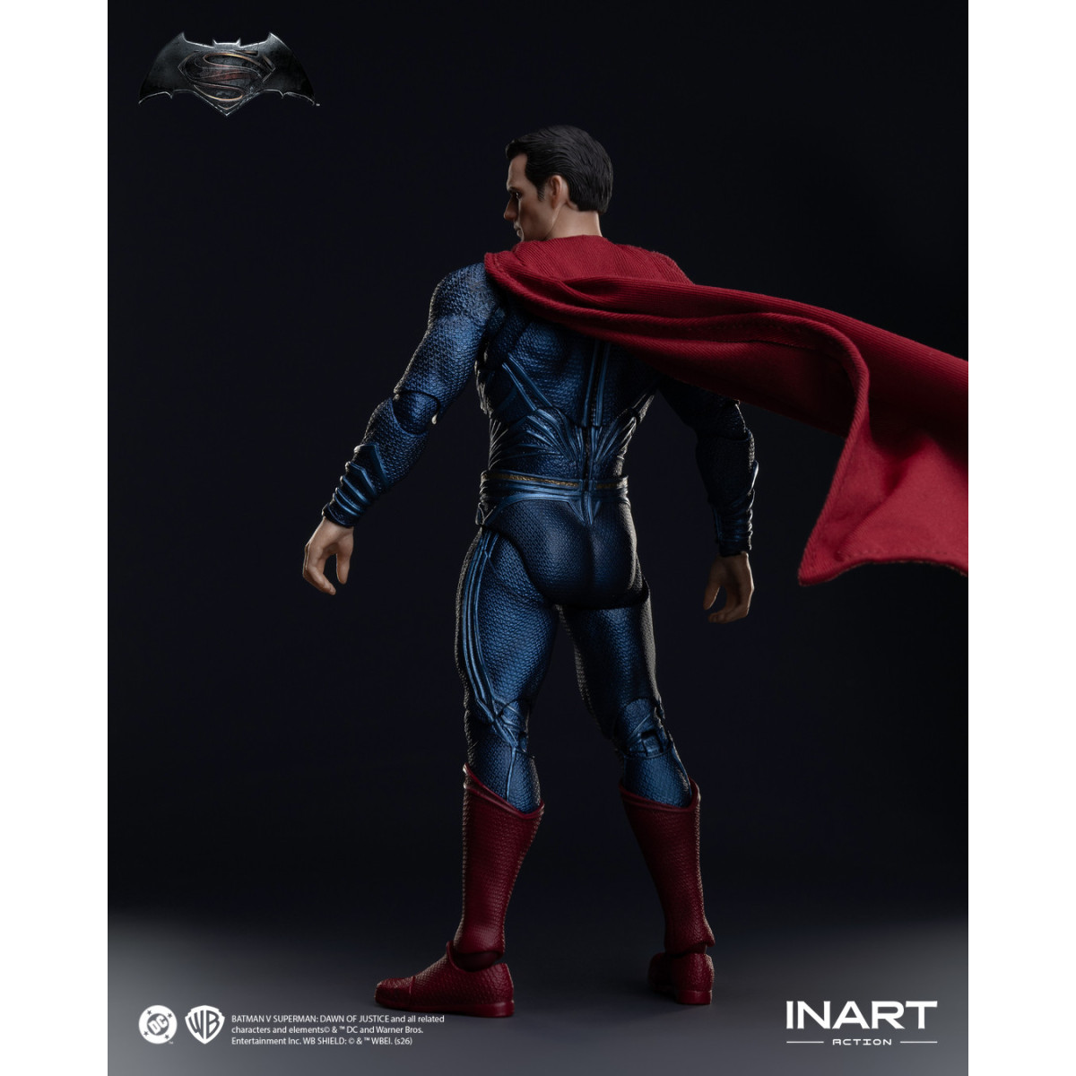 INART – Batman v Superman: Dawn of Justice – Superman Actionfigur im Maßstab 1:12