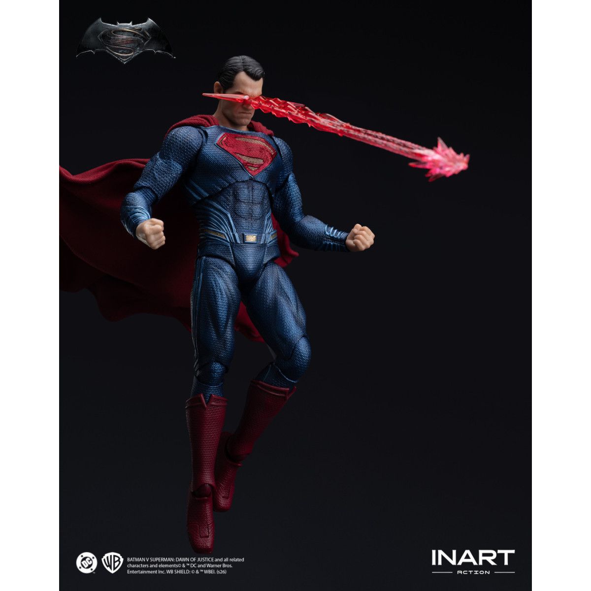 INART – Batman v Superman: Dawn of Justice – Superman Actionfigur im Maßstab 1:12
