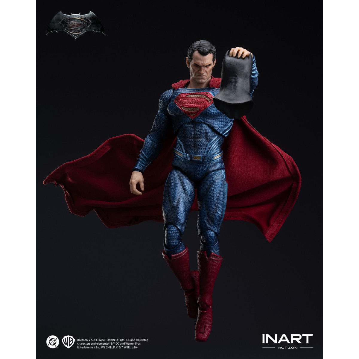 INART – Batman v Superman: Dawn of Justice – Superman Actionfigur im Maßstab 1:12