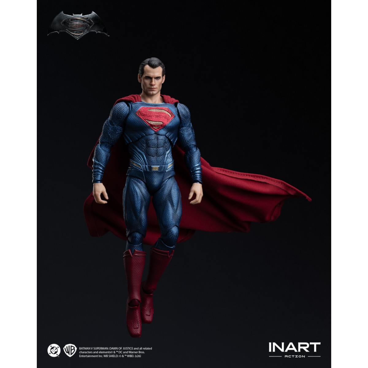 INART – Batman v Superman: Dawn of Justice – Superman Actionfigur im Maßstab 1:12