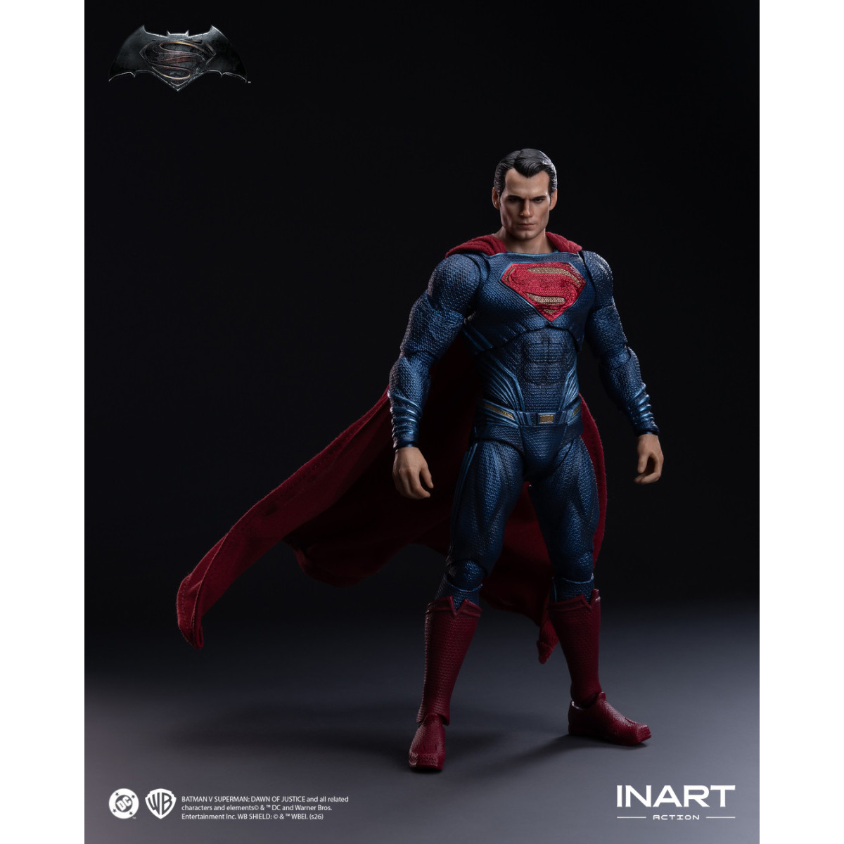 INART – Batman v Superman: Dawn of Justice – Superman Actionfigur im Maßstab 1:12