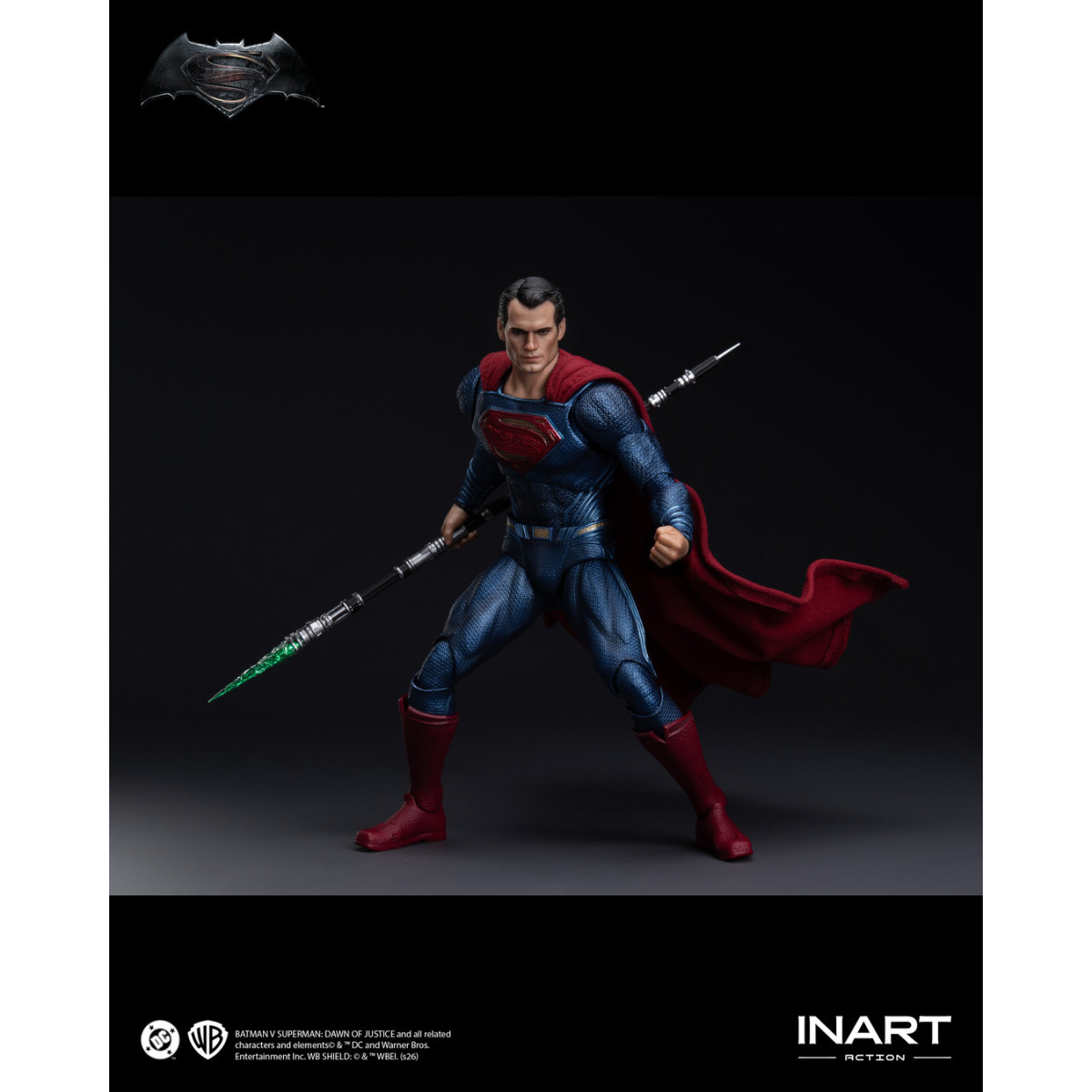 INART – Batman v Superman: Dawn of Justice – Superman Actionfigur im Maßstab 1:12