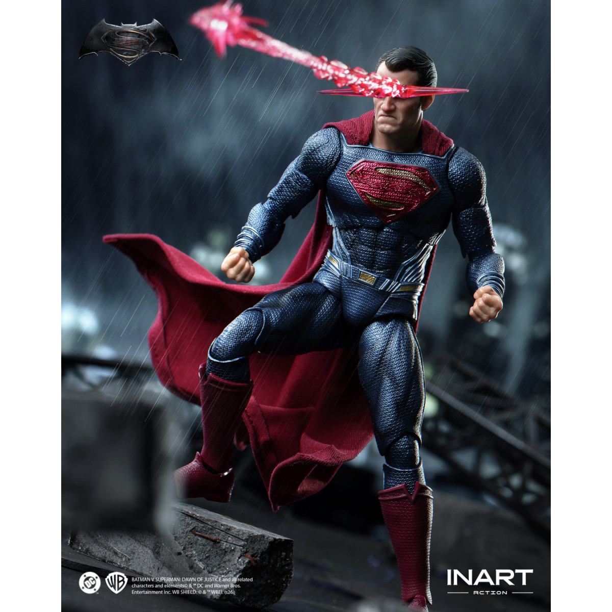 INART – Batman v Superman: Dawn of Justice – Superman Actionfigur im Maßstab 1:12