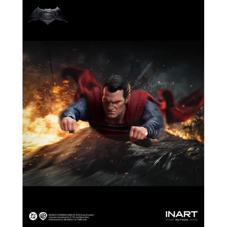 INART – Batman v Superman: Dawn of Justice – Superman Actionfigur im Maßstab 1:12