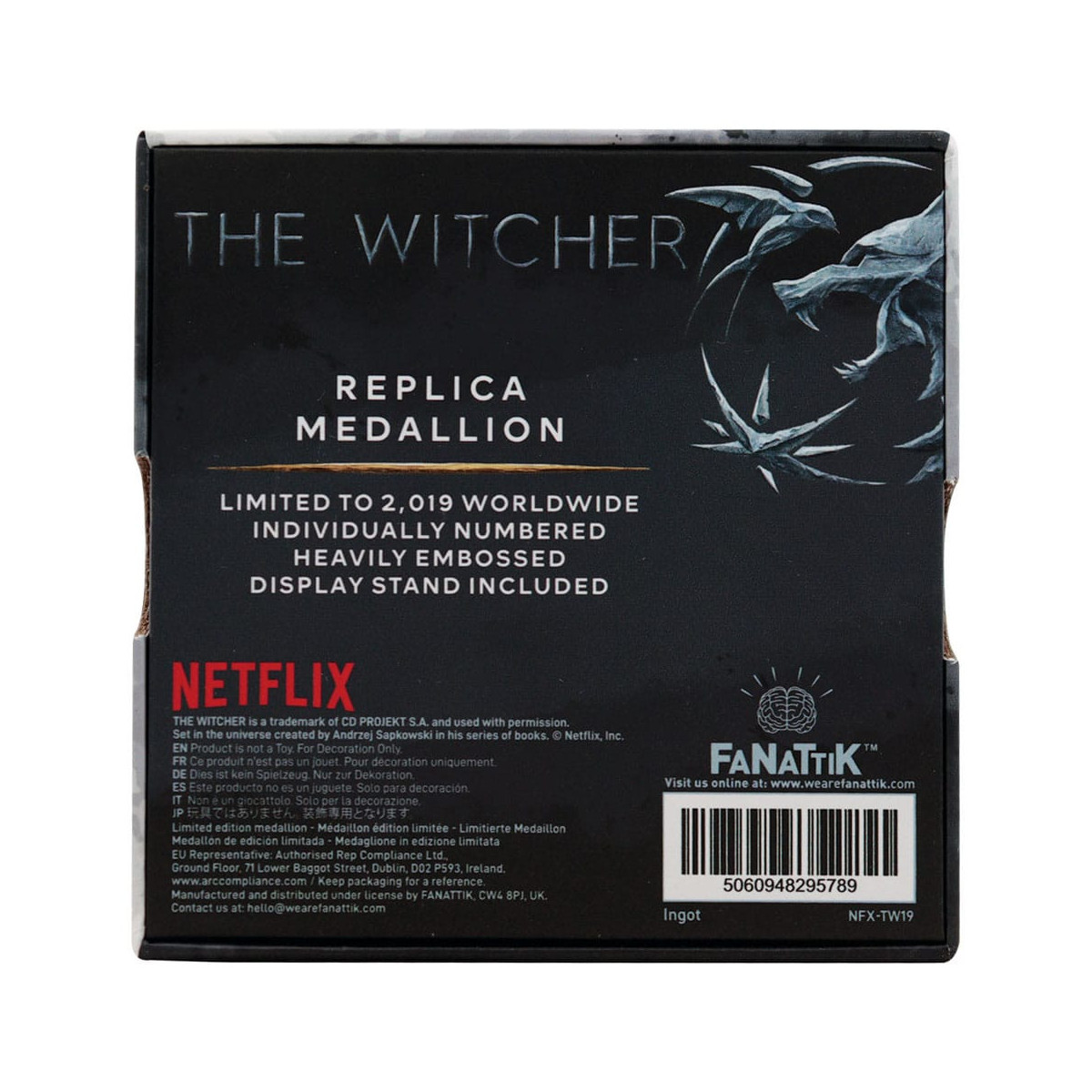 FaNaTtiK – „ The Witcher “ – 1:1-Nachbildung von Geralts Medaillon
