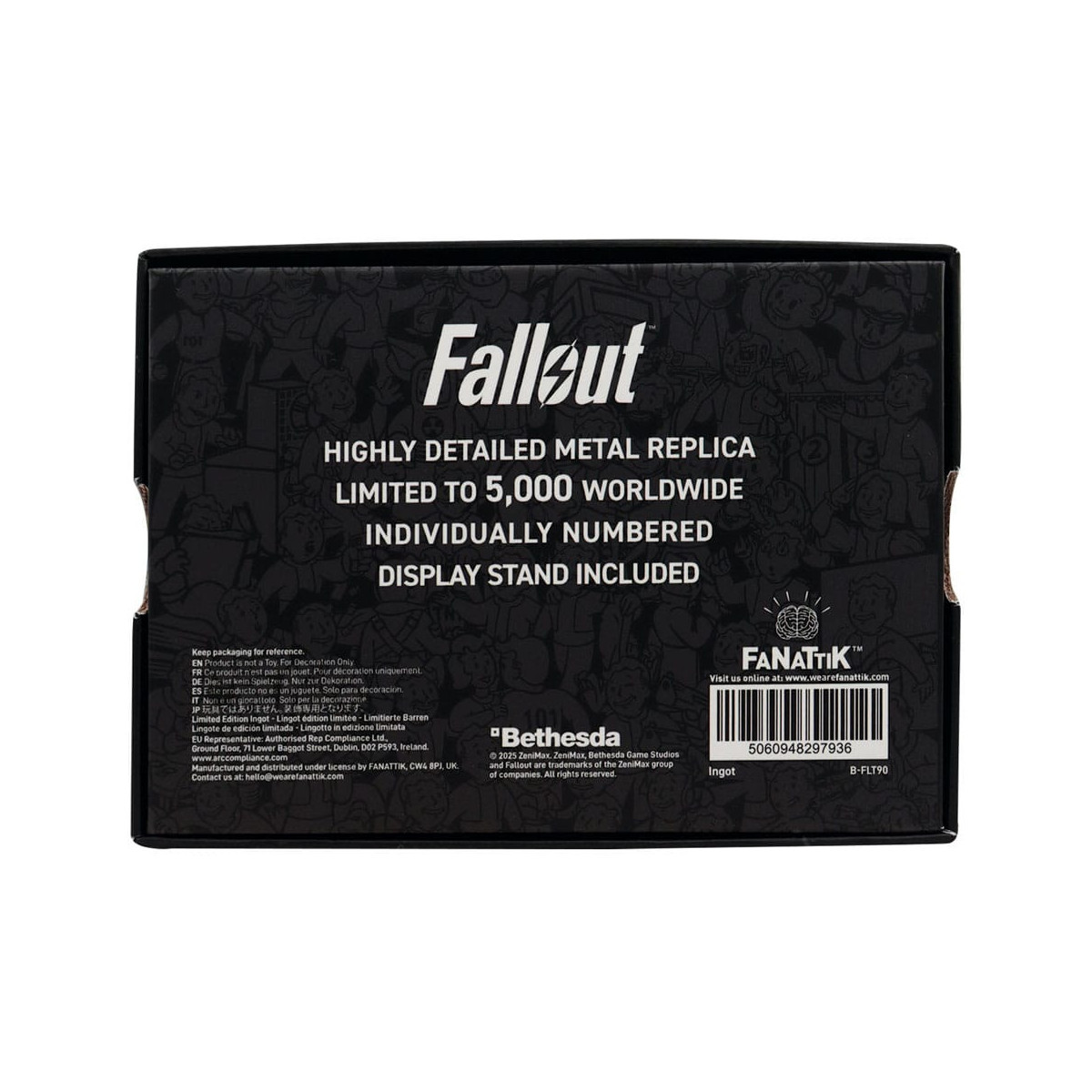 FaNaTtiK – „ Fallout “ 3 Nachbildungen der Vault-101-Sicherheitskarte, Limited Edition