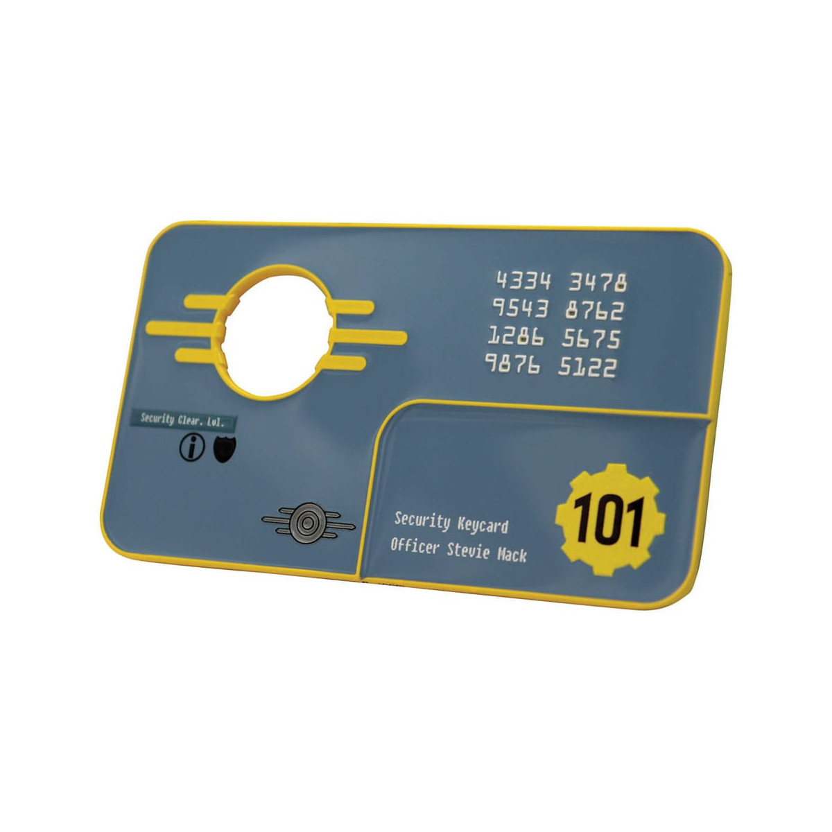 FaNaTtiK – „ Fallout “ 3 Nachbildungen der Vault-101-Sicherheitskarte, Limited Edition