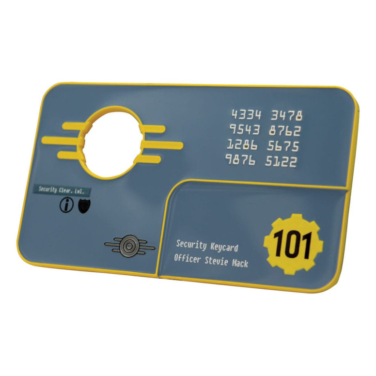 FaNaTtiK – „ Fallout “ 3 Nachbildungen der Vault-101-Sicherheitskarte, Limited Edition