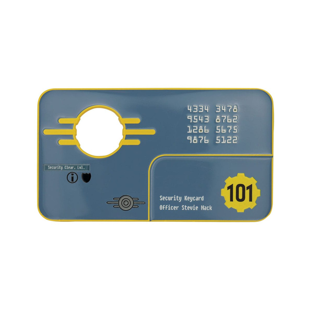 FaNaTtiK – „ Fallout “ 3 Nachbildungen der Vault-101-Sicherheitskarte, Limited Edition