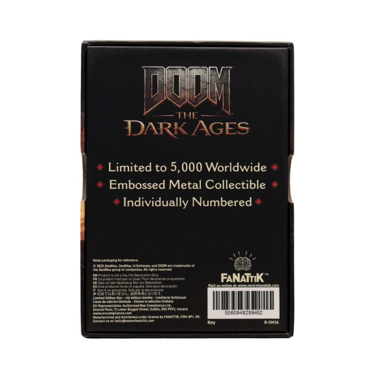 FaNaTtiK – „ Doom: The Dark Ages“ – Secret Key Limited Edition-Replik