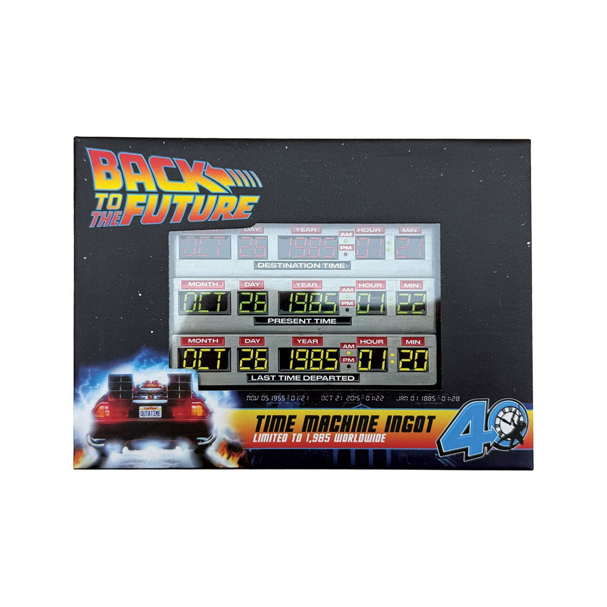 FaNaTtiK – Back To The Future Lingot 40th Anniversary Time Circuits Limited Edition