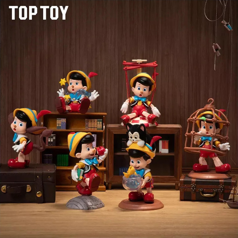 Toy Pop – „ Disney “ „ Pinocchio “ „Growth Diary“ – 6er-Set Figuren in Blindboxen