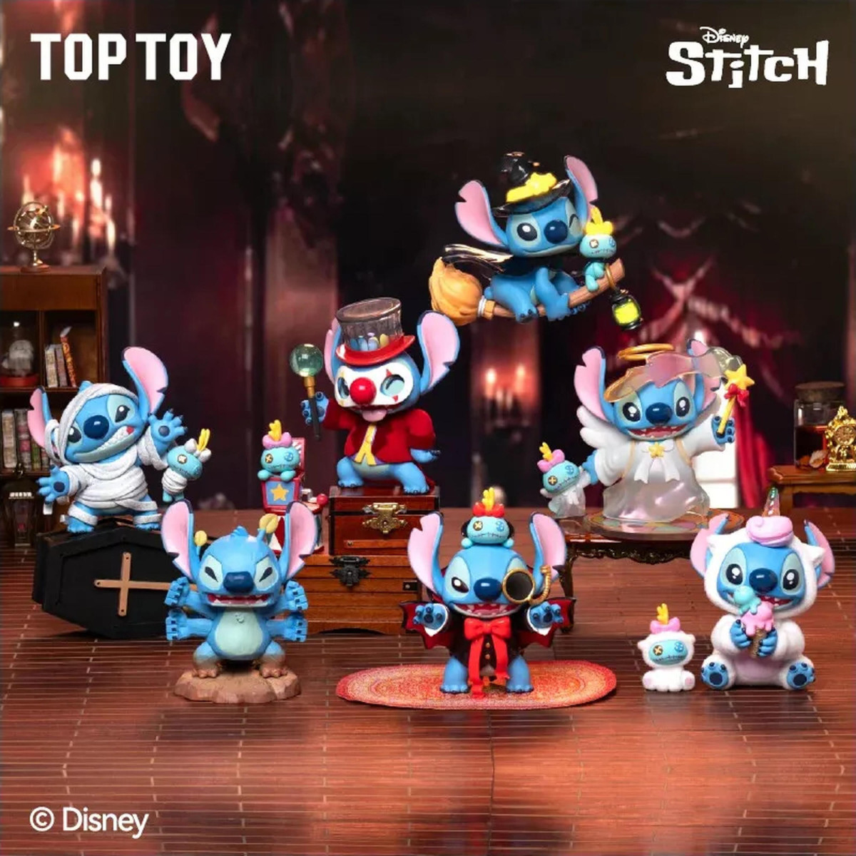 Toy Pop – „ Disney “ Stitch Wacky Diary 2.0 – Set mit 6 Figuren in Blindboxen