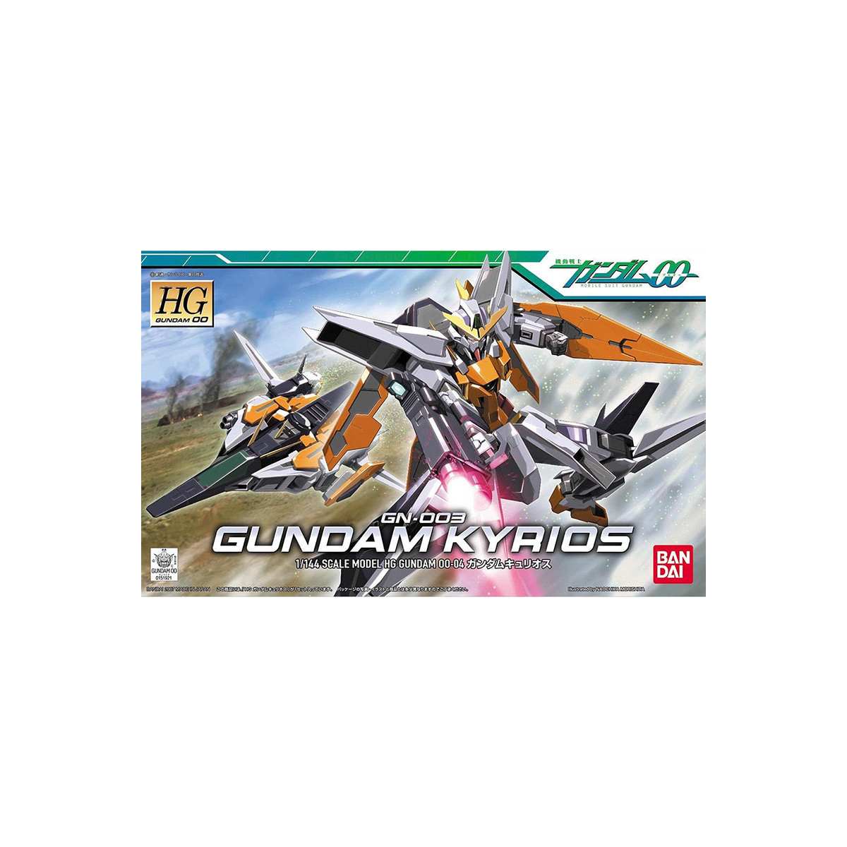 Bandai - Gunpla - 1/144 HG - GN-003 „ Gundam “ KYRIOS - Mobile Suit „ Gundam “ 00