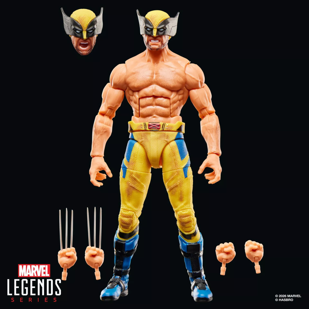Marvel Legends - Wolverine (mit nacktem Oberkörper) – „ Deadpool “ & Wolverine