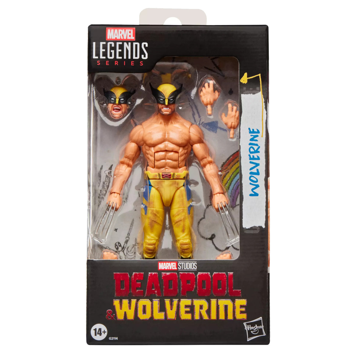 Marvel Legends - Wolverine (mit nacktem Oberkörper) – „ Deadpool “ & Wolverine