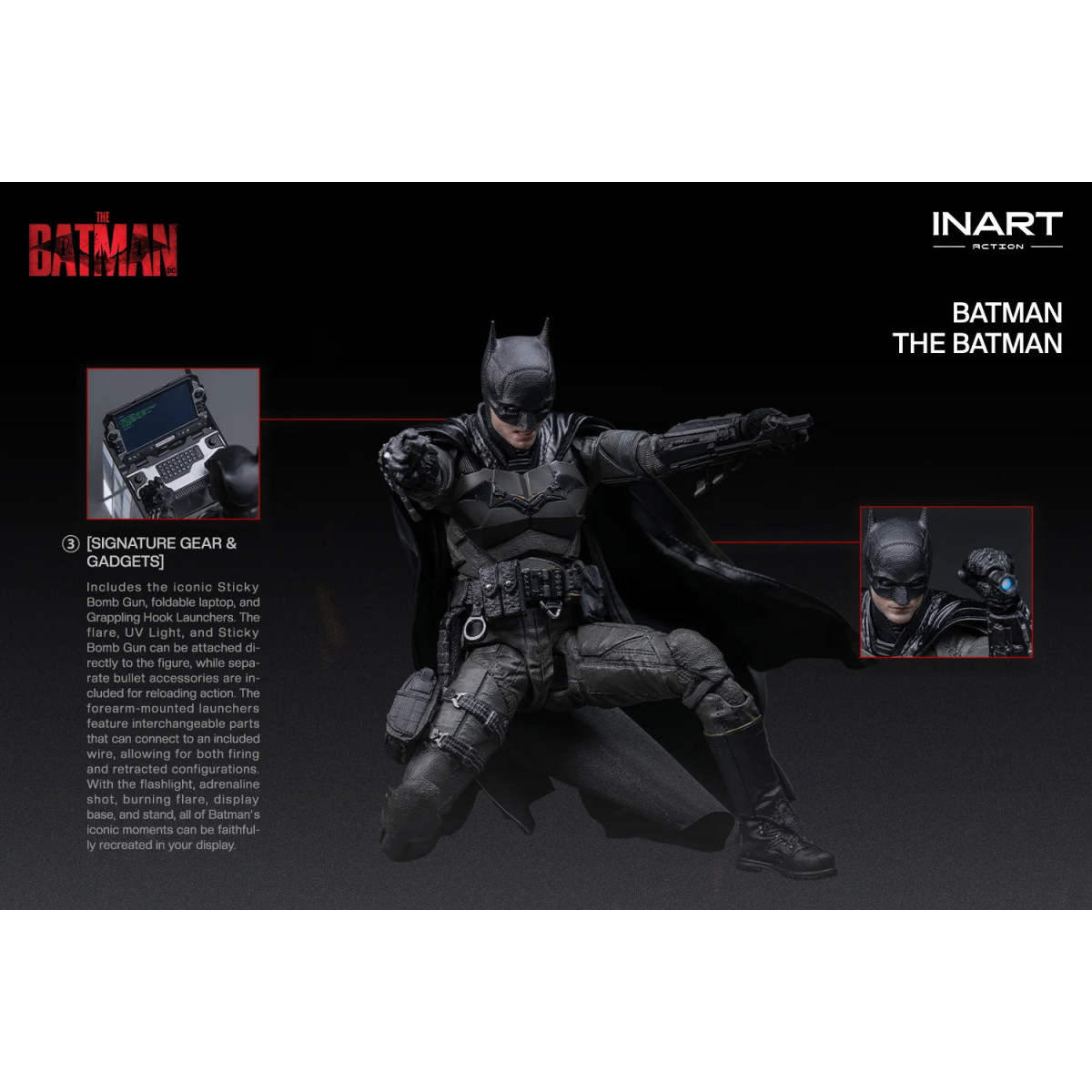 INART – „The Batman“-Figur im Maßstab 1:12