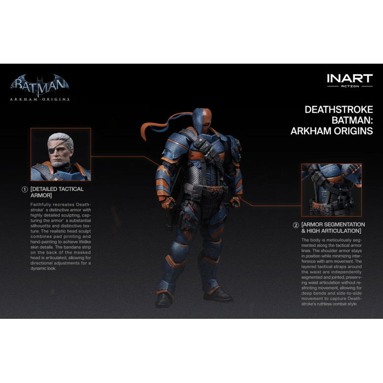 INART – Deathstroke – Batman: Arkham Origins – Figur im Maßstab 1:12